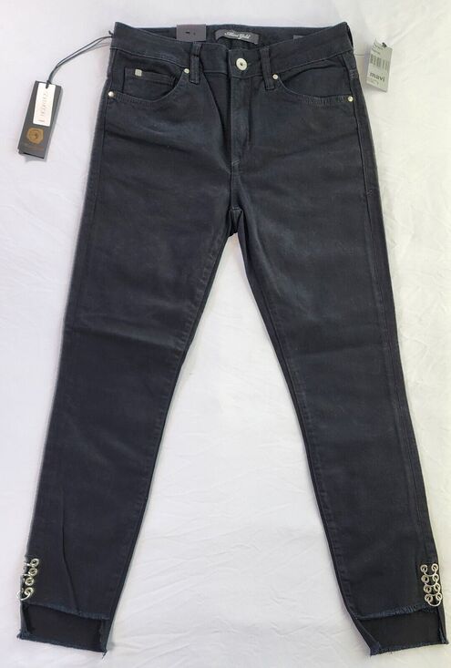 Mavi Denim - Mavi Jeans Womens 27x27 Black Tess High Rise Skinny Mavi Gold Casual MOB Chic